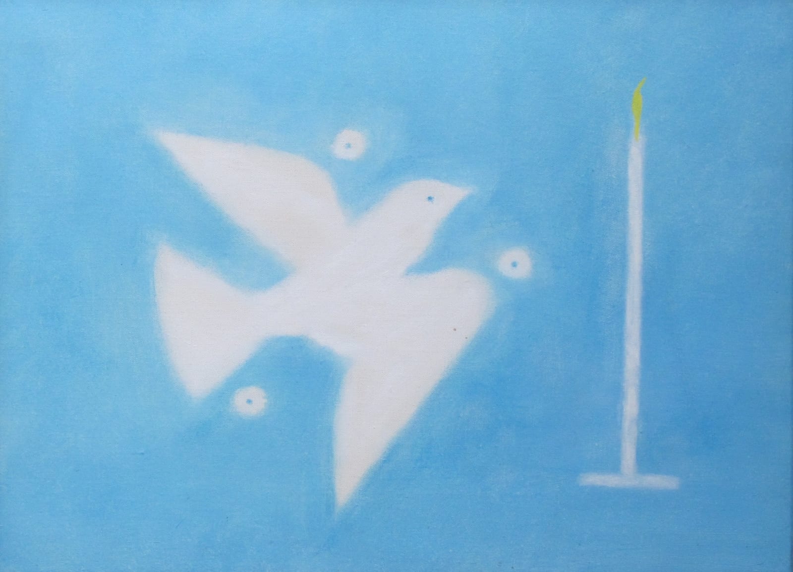 CRAIGIE AITCHISON CBE RA, Dove and Candle, 1977