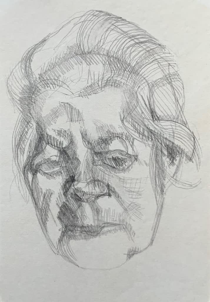 LUCIAN FREUD, The Painter's Mother, c.1977