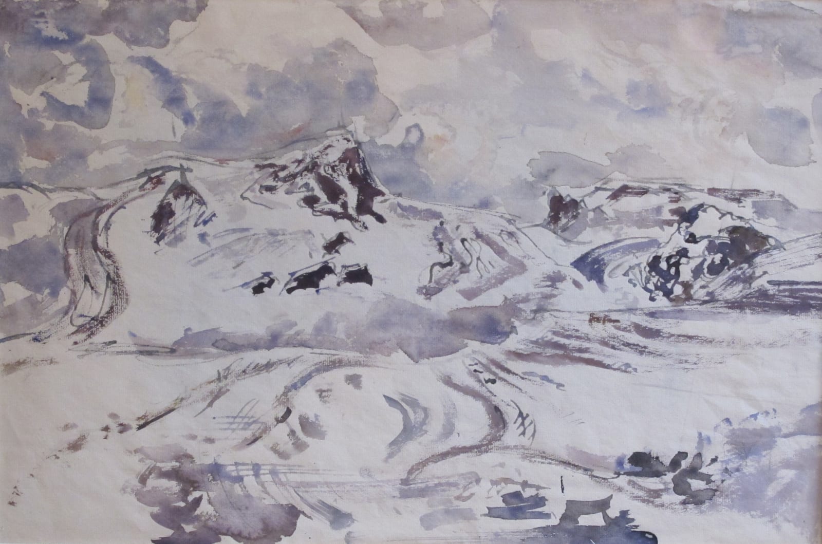 THOMAS HENNELL, Glacier, Iceland, 1943