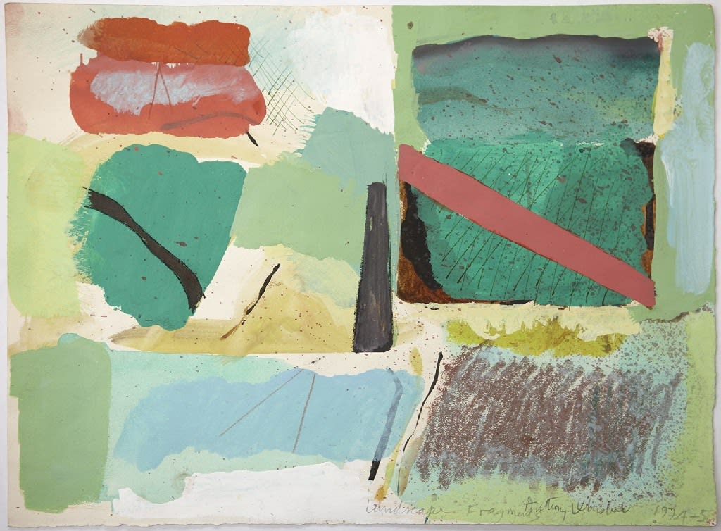 ANTHONY WHISHAW R.A., Landscape Fragments, 1974 - 75