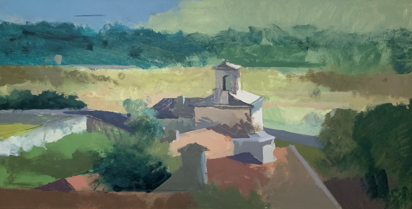 ROBERT DUKES, After Theodore Rousseau, Landscape near the River Moselle, 2020