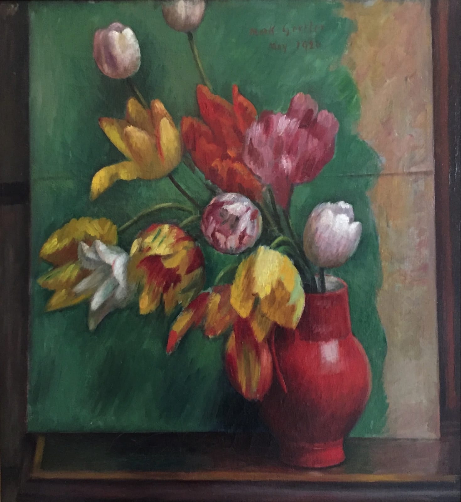 MARK GERTLER, Still life of Tulips, 1920