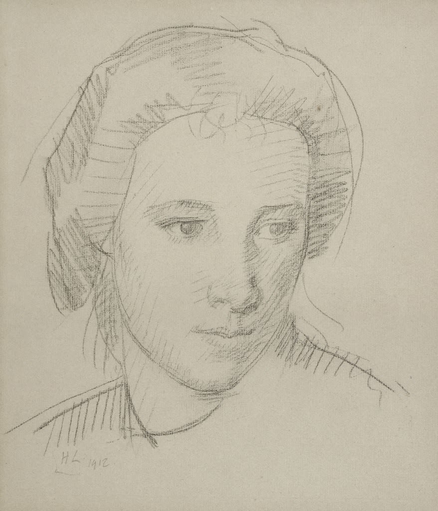 HENRY LAMB, Girl's Head, 1912