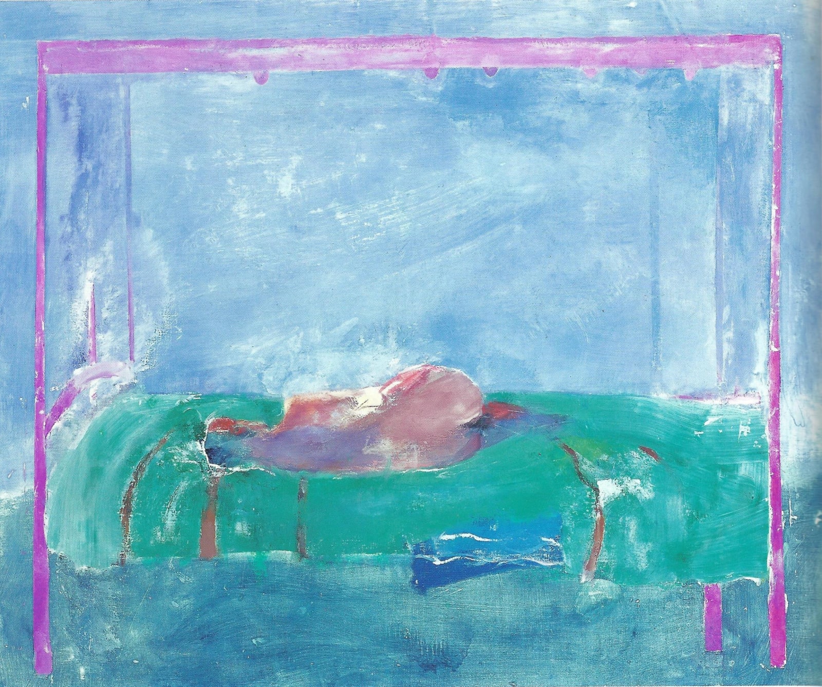 ANTHONY FRY, Nude on an Indian Bed, 1990-94