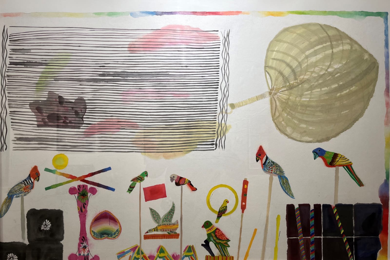 ELIZABETH BLACKADDER, Indian Birds and Toys, 1984