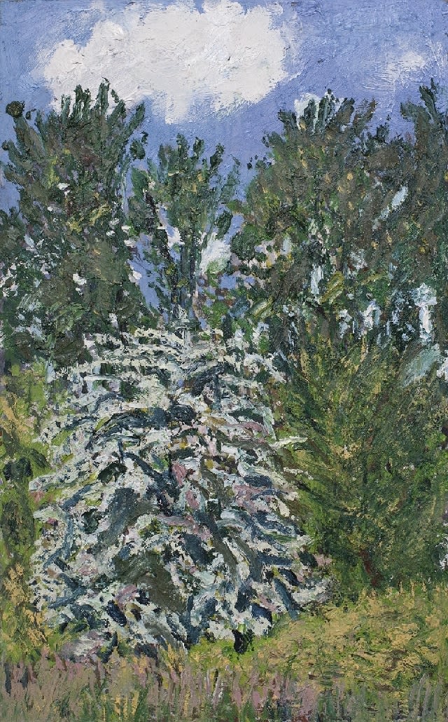 SUSAN WILSON, May in Bloom (After Hockney), 2017