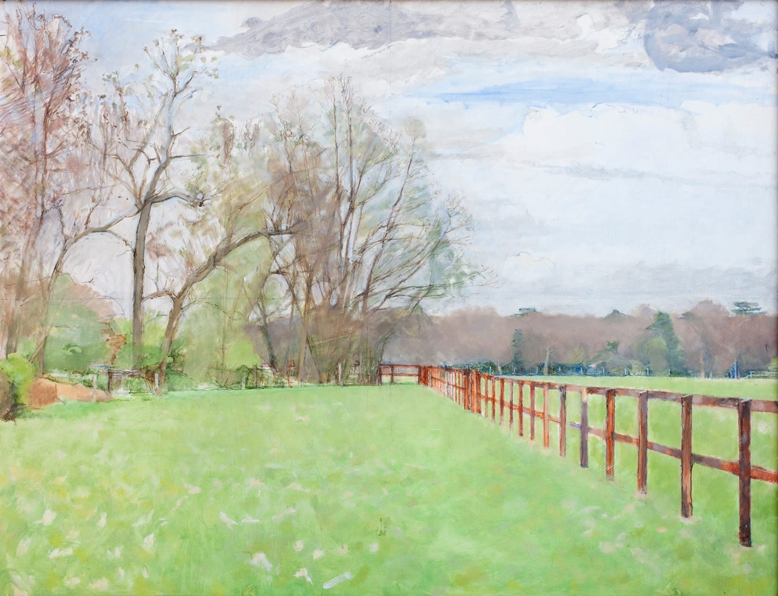 PATRICK GEORGE, New Fence to the Right, 2003