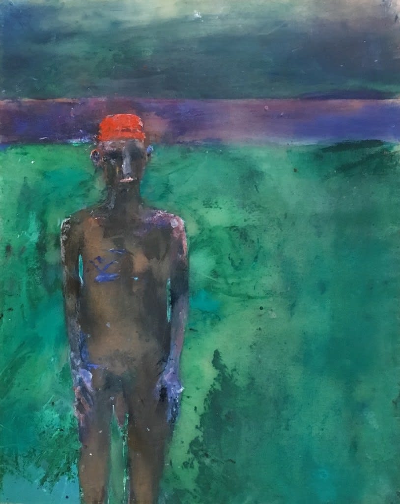 ANTHONY FRY, Nude in a Red hat