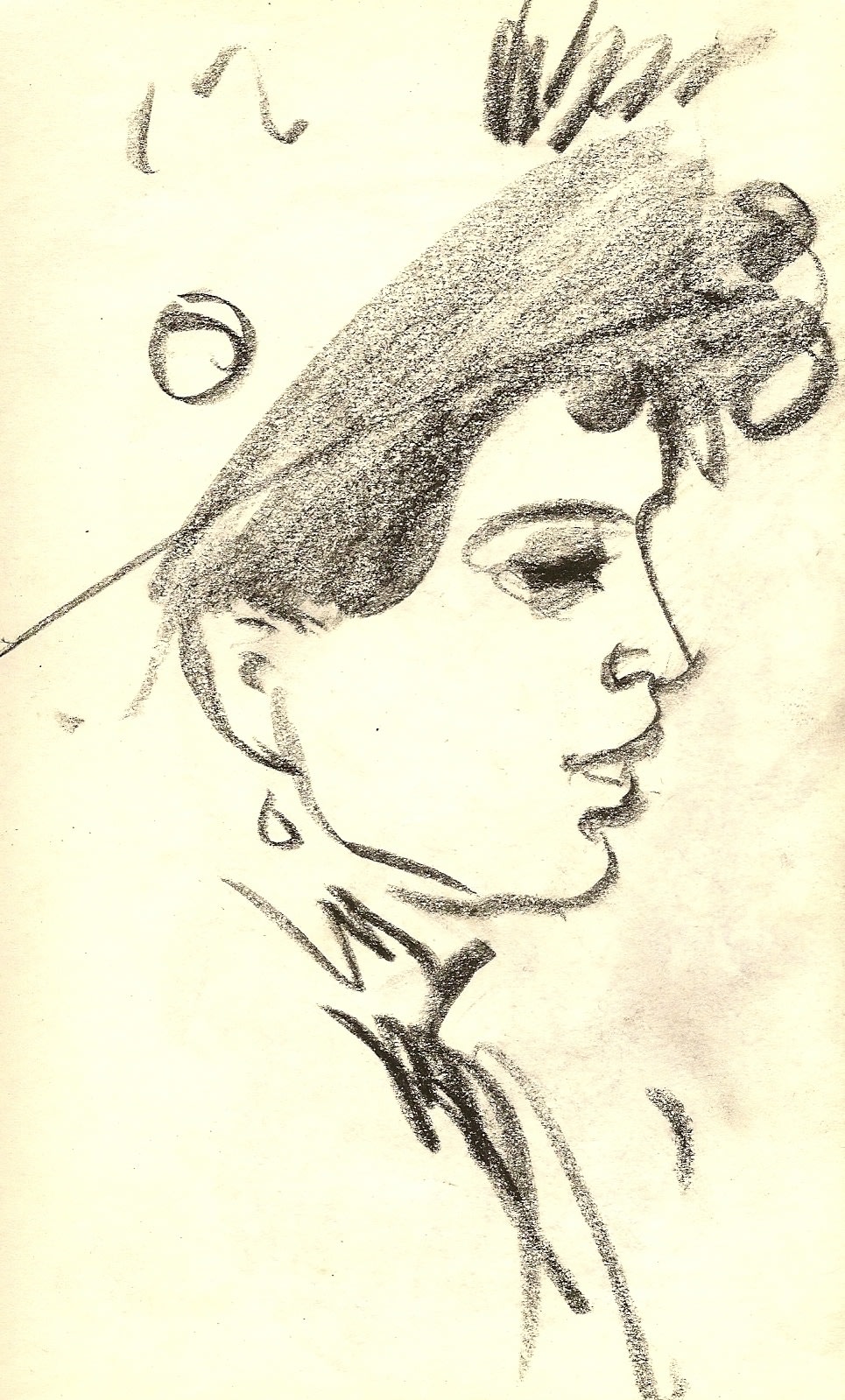 JOHN DUNCAN FERGUSSON, Woman in a large hat, 1909
