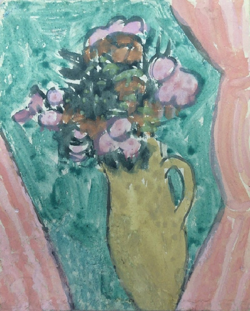 GWEN JOHN, Still life of flowers at a window, 1928