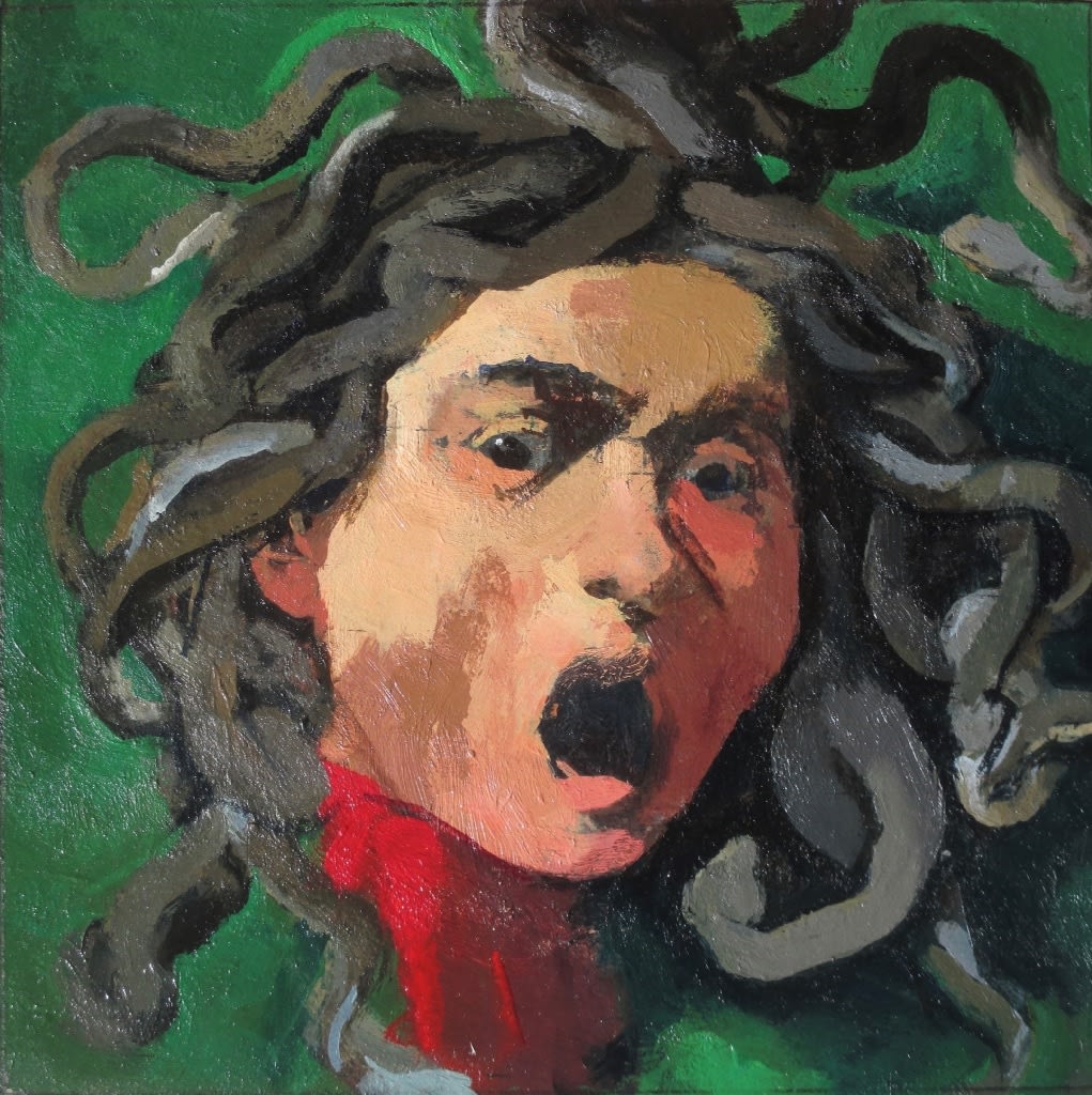 ROBERT DUKES, After Caravaggio, Medusa, 2018