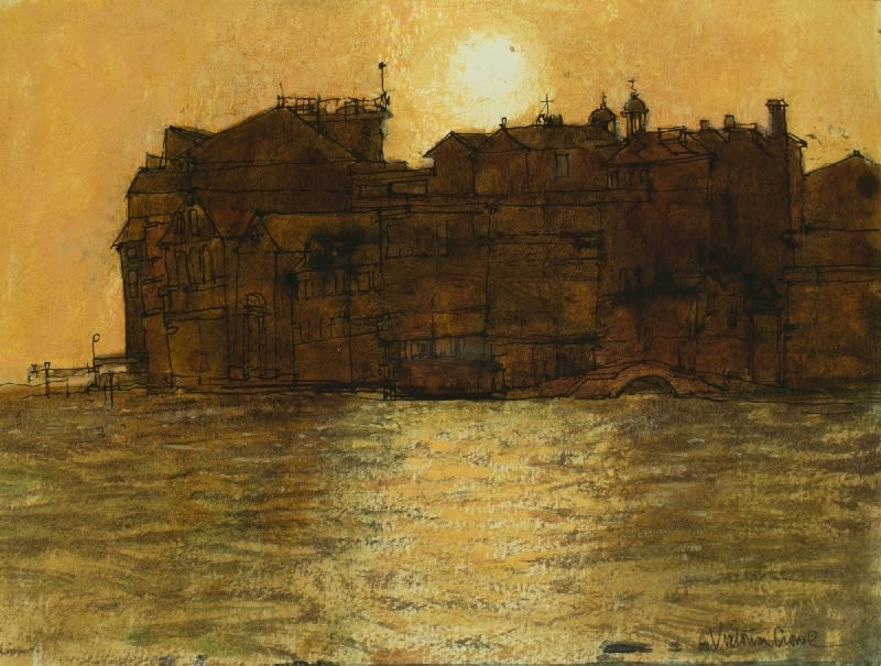 VICTORIA CROWE, From Zitelle, Looking into the Evening Sun