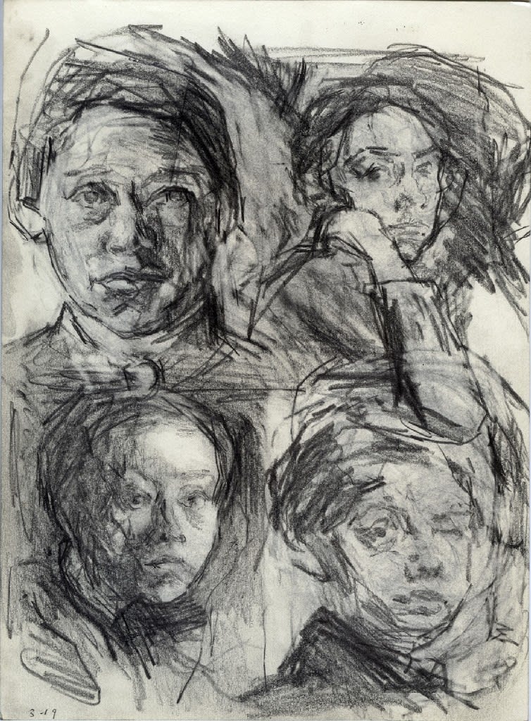 ROBERT DUKES, After Käthe Kollwitz, Self-Portraits, 2019