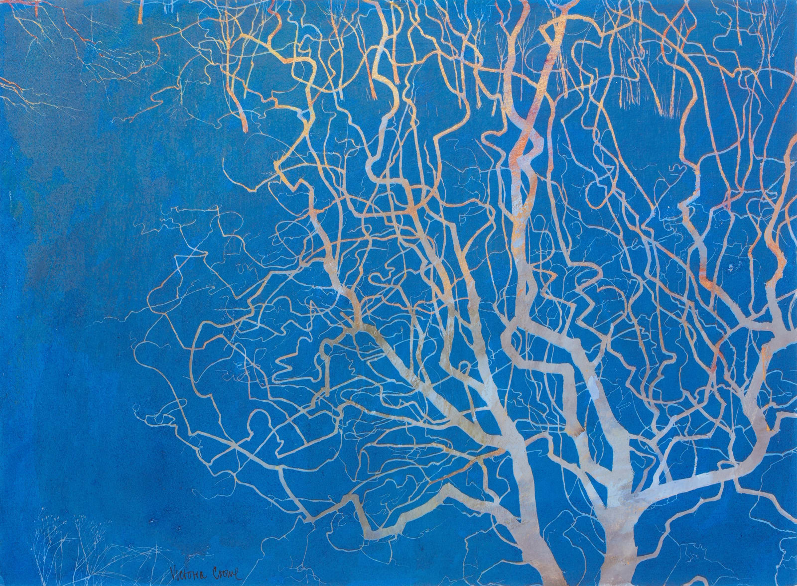 VICTORIA CROWE, Deep Evening Touched with Gold, 2014