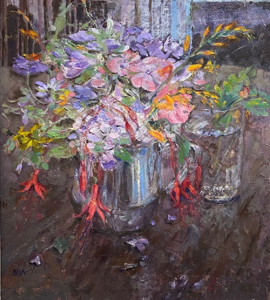DIANA ARMFIELD, Many Flowers in a Pewter Jug, 2017