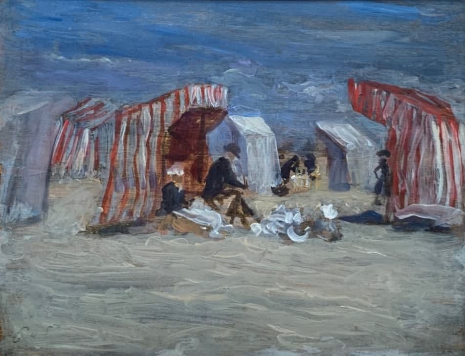 PHILIP WILSON STEER, Bathing Tents, Boulogne, circa 1891