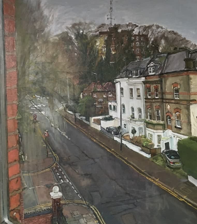 JAMES LLOYD, View from the studio window, 2021