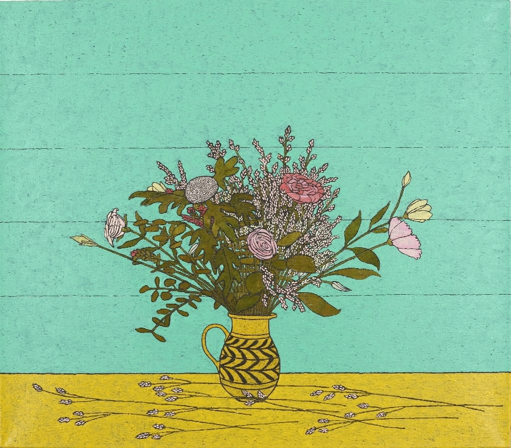 STEPHEN CHAMBERS, Berlin Flowers (Zigzag Vase), 2020