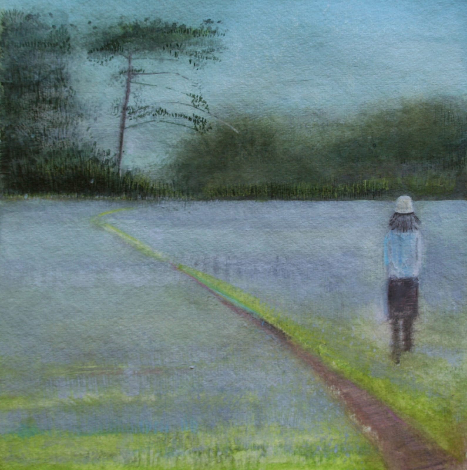 THOMAS LAMB, Linseed Field, study