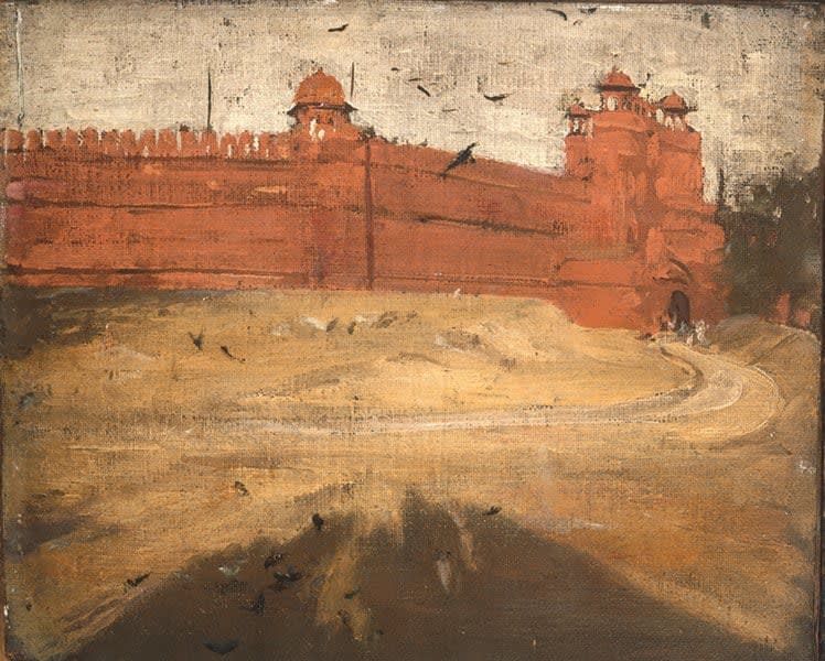 WILLIAM NICHOLSON, The red fort, Delhi, 1915