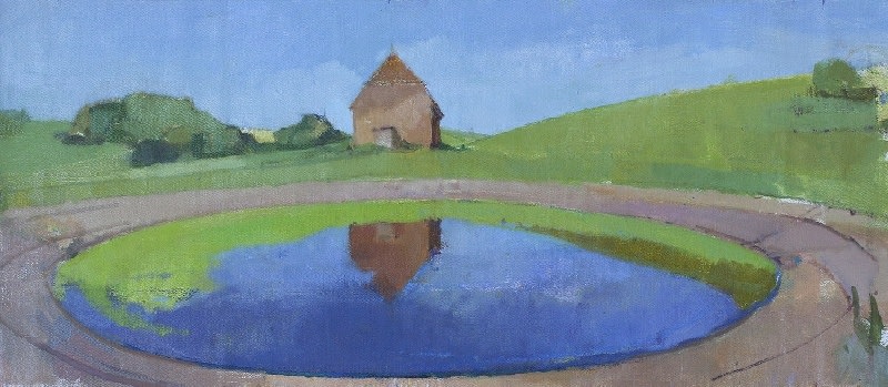 JANE PATTERSON, Black Robin Dew Pond, 2014