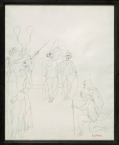 EDWARD BURRA, Dancing Girls g, Knife and Cake, circa 1929-30
