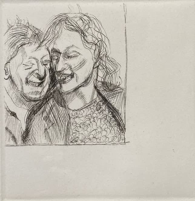 LUCIAN FREUD, A Couple, 1982