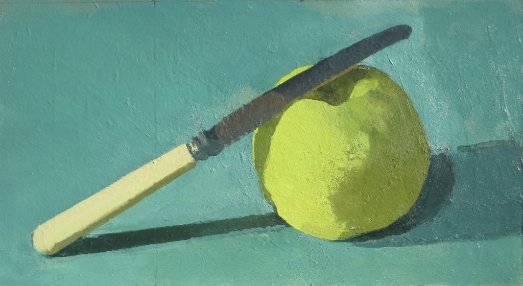 ROBERT DUKES, Knife, Apple, Shadow, 2019