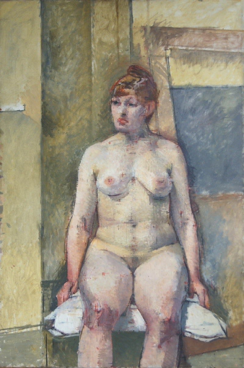 WILLIAM COLDSTREAM CBE, Seated Nude [Monica Hoyer], 1959-60