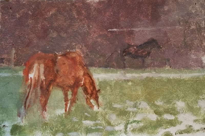PATRICK GEORGE, Two Horses