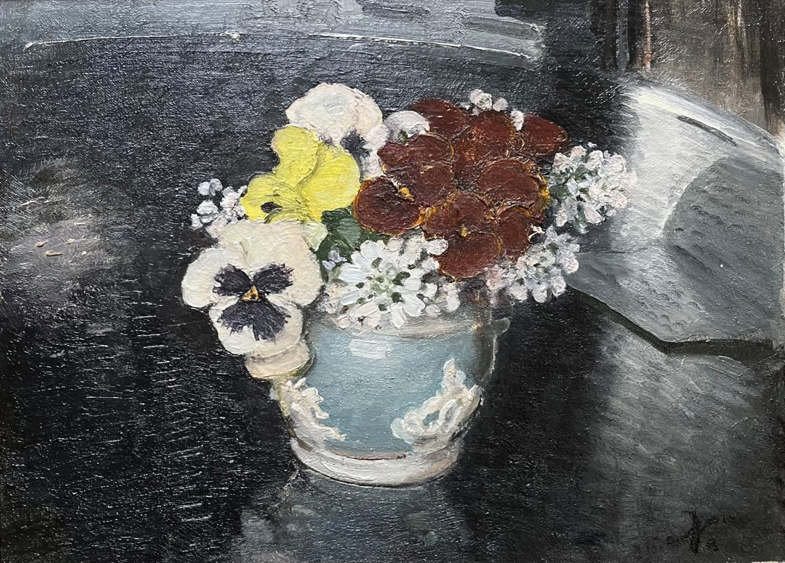 WILLIAM NICHOLSON, Pansies and other Flowers, circa 1926