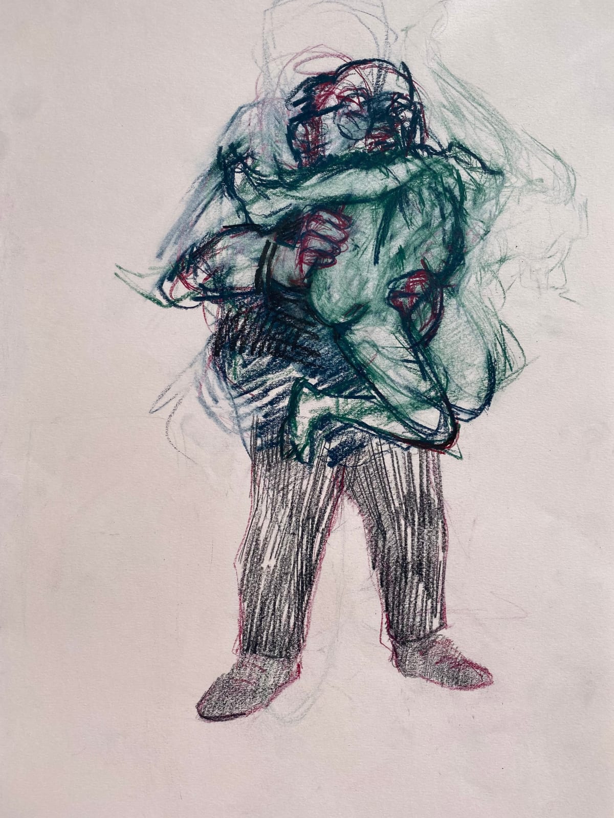 MICHAEL AJERMAN, Painter & Sculpture (Euan Uglow & Rodin’s Iris, Messagère des dieux), 2023