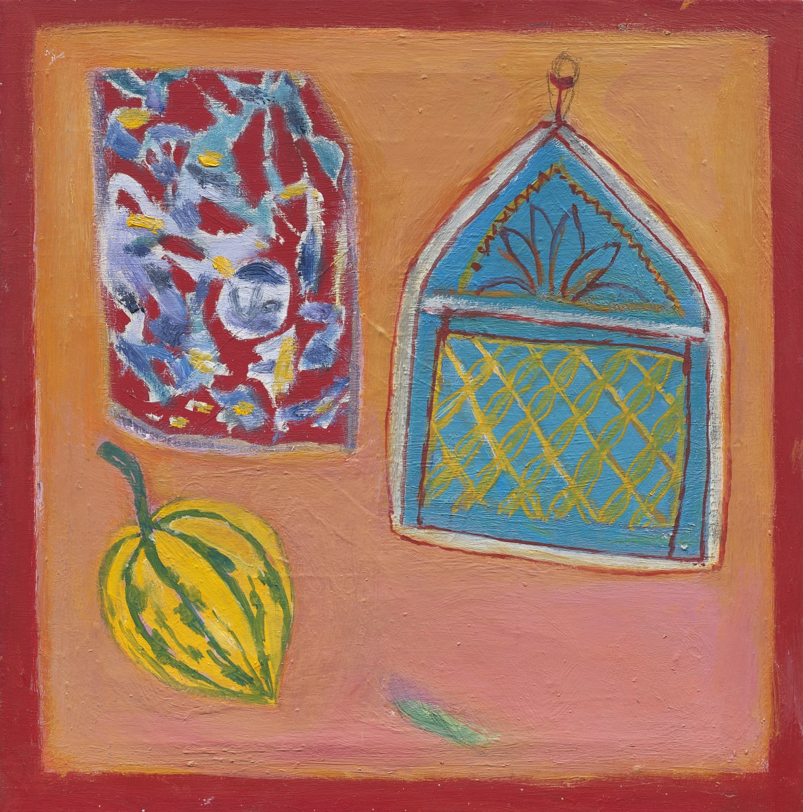 ELIZABETH BLACKADDER, Untitled (Still Life with Blue Purse)