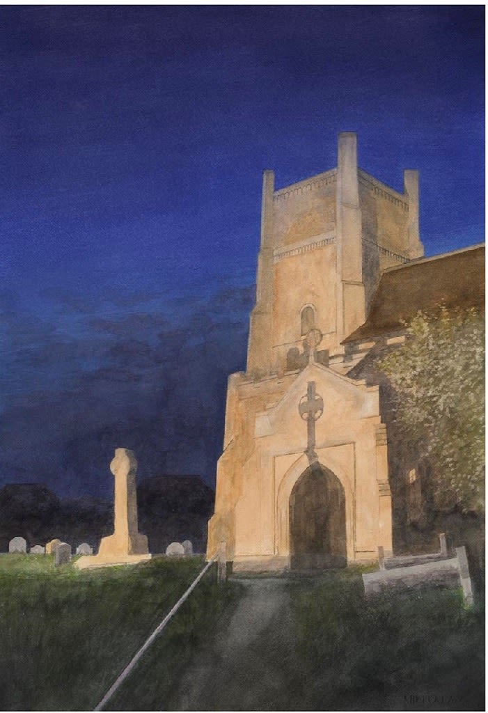 WLADYSLAW MIRECKI, St Bartholomew's, Orford, under Floodlight, 2020