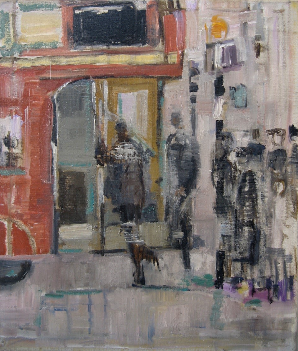 Robert Medley R.A., Catching the Bus, 1954