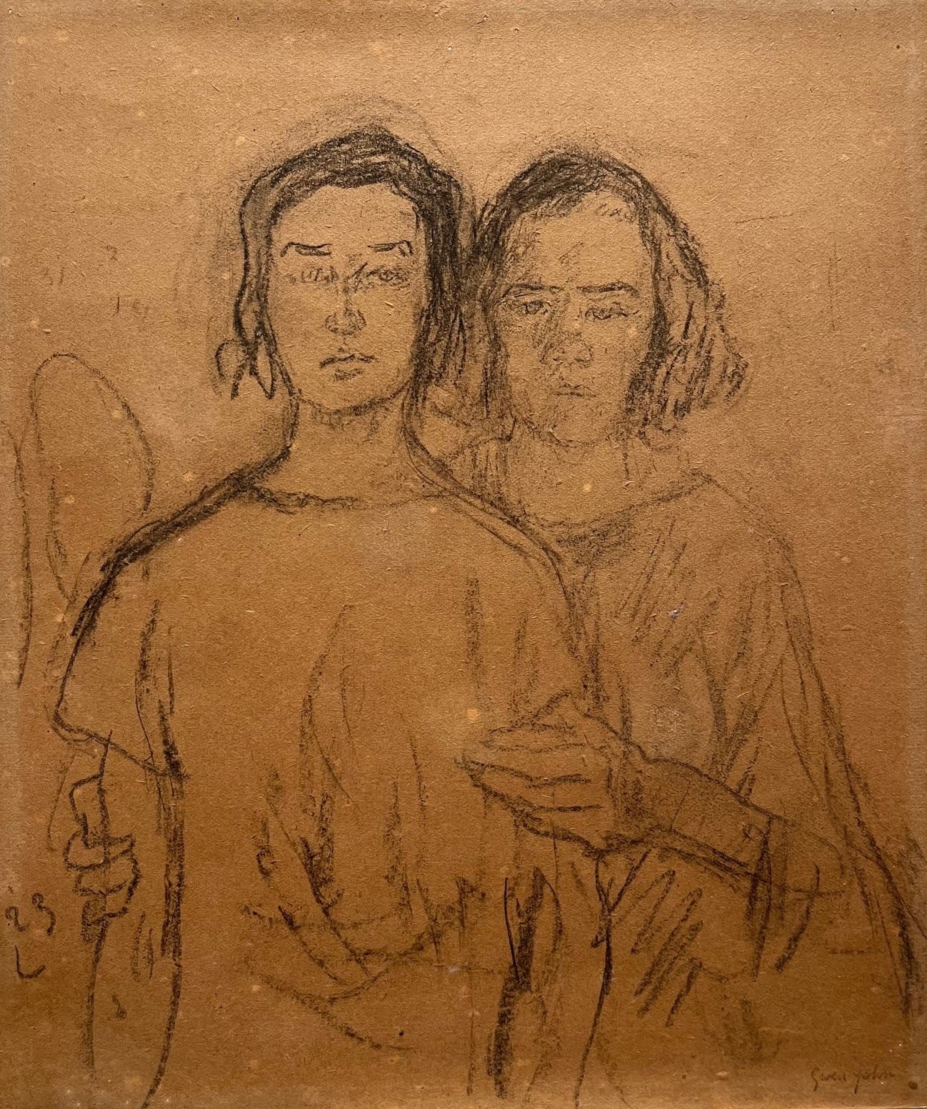 GWEN JOHN, Study of Two Young Girls, c.1929