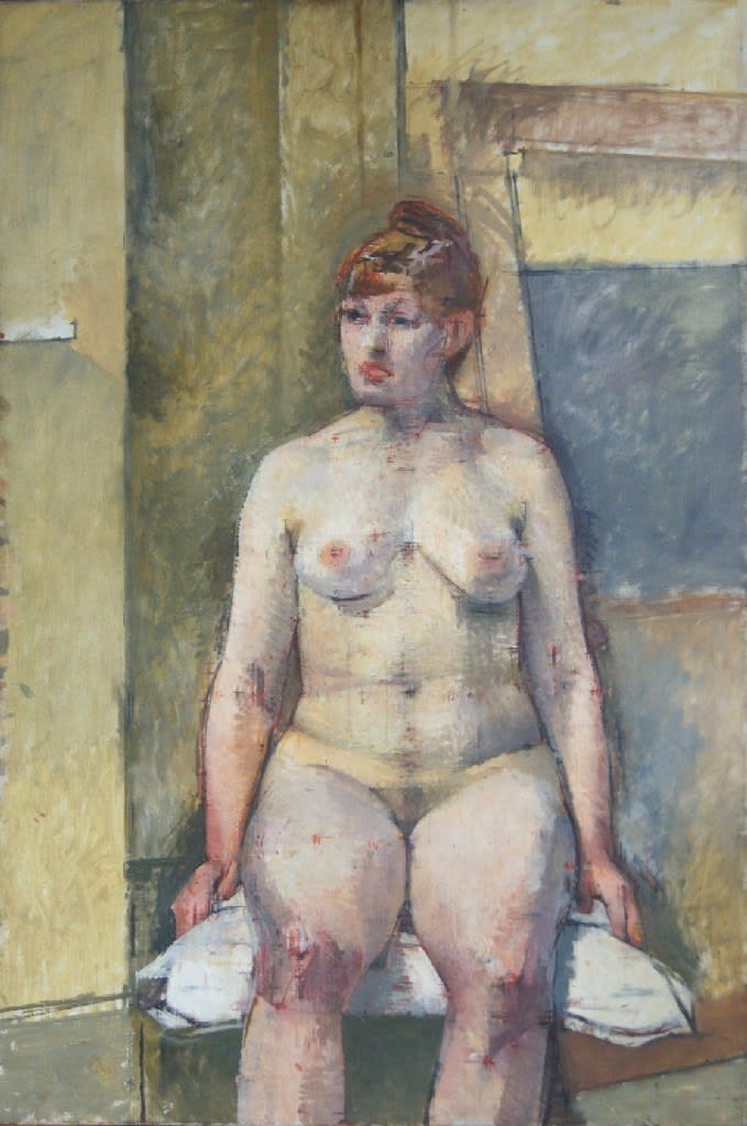 WILLIAM COLDSTREAM CBE, Seated Nude (Monica Hoyer), 1959-60