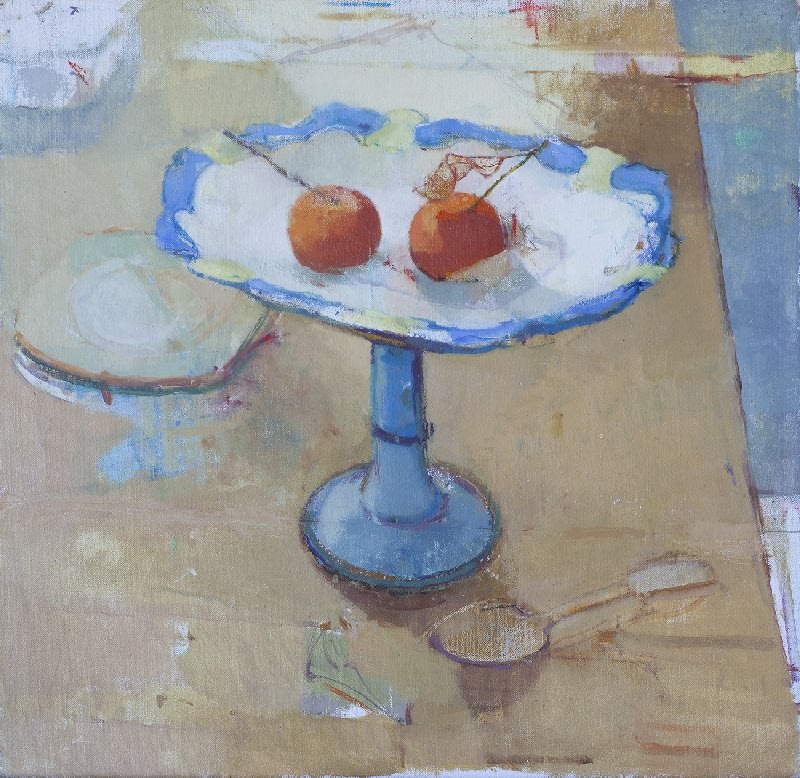 JANE PATTERSON, Blue and Yellow Plate, 2015