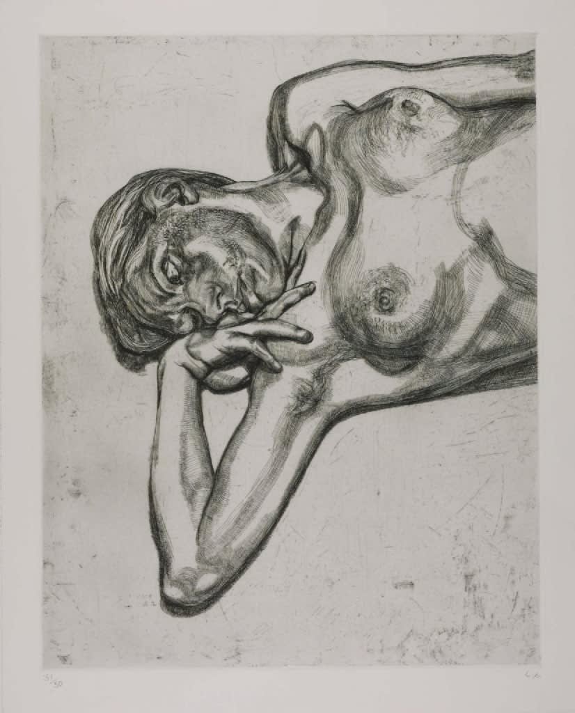 LUCIAN FREUD, Head and Shoulders, 1982