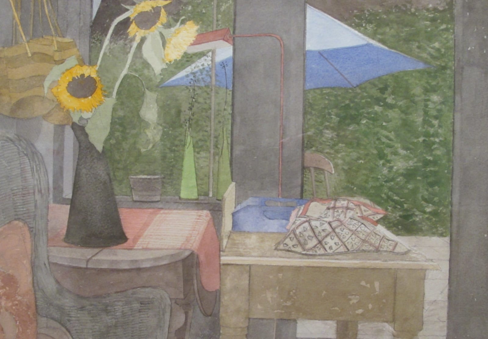 DAVID FIELD, Interior with Sunflowers, 2011