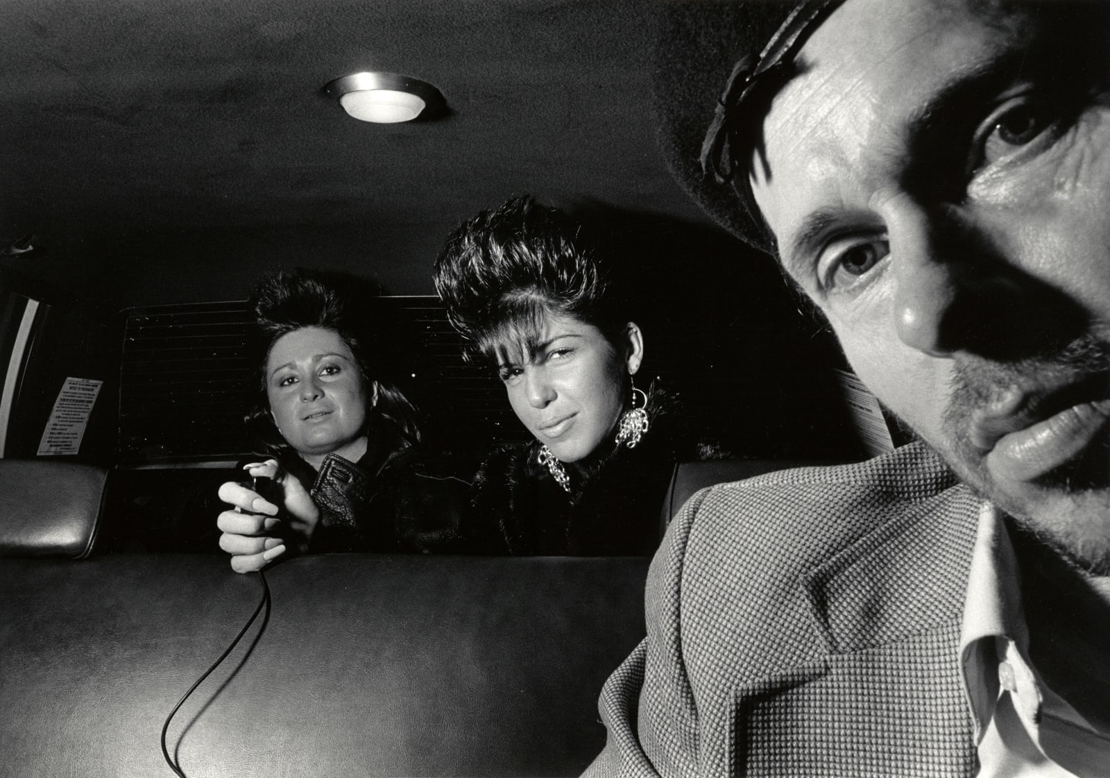 Ryan Weideman, Self-Portrait with Passengers Releasing Shutter, 1986