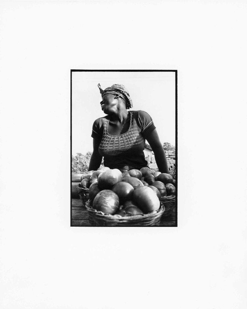 Chester Higgins, Fruit Vendor, Tamale, Ghana, 1973