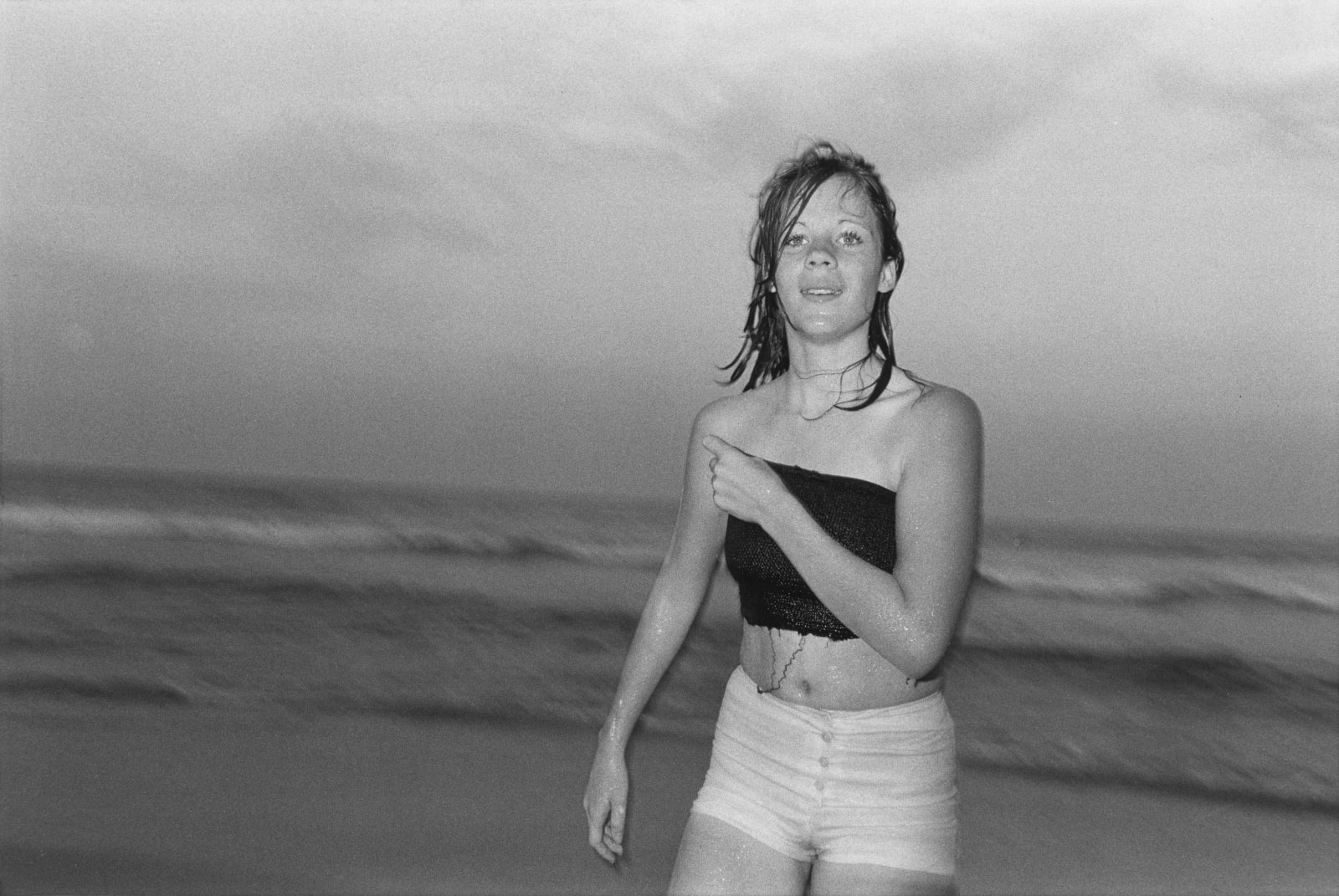 Mark Cohen, Girl Emerging from Ocean, July, 1980