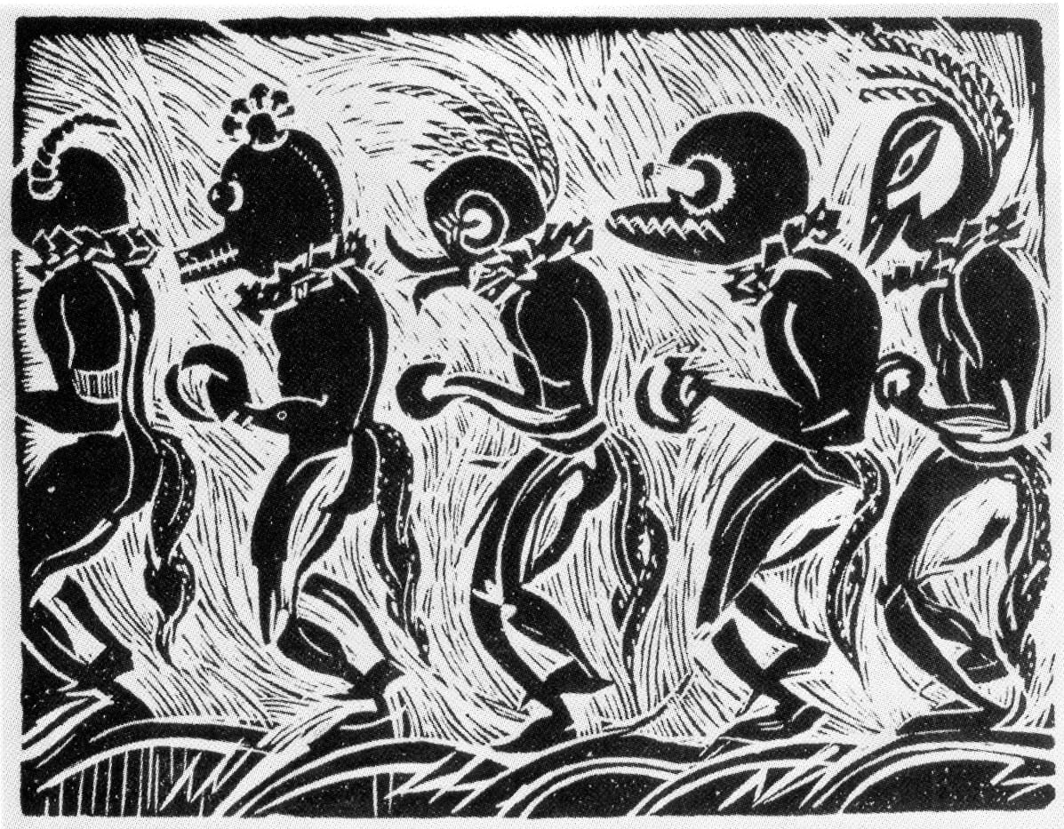 Barbara Morgan, Dancing for Rain, Tewa Pueblo, 1928