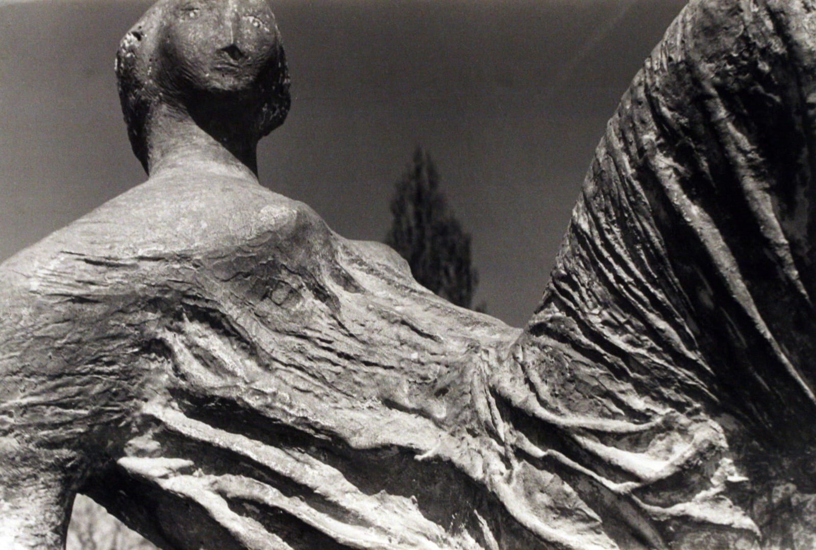 Henry Moore, Detail of Draped Reclining Figure, 1953
