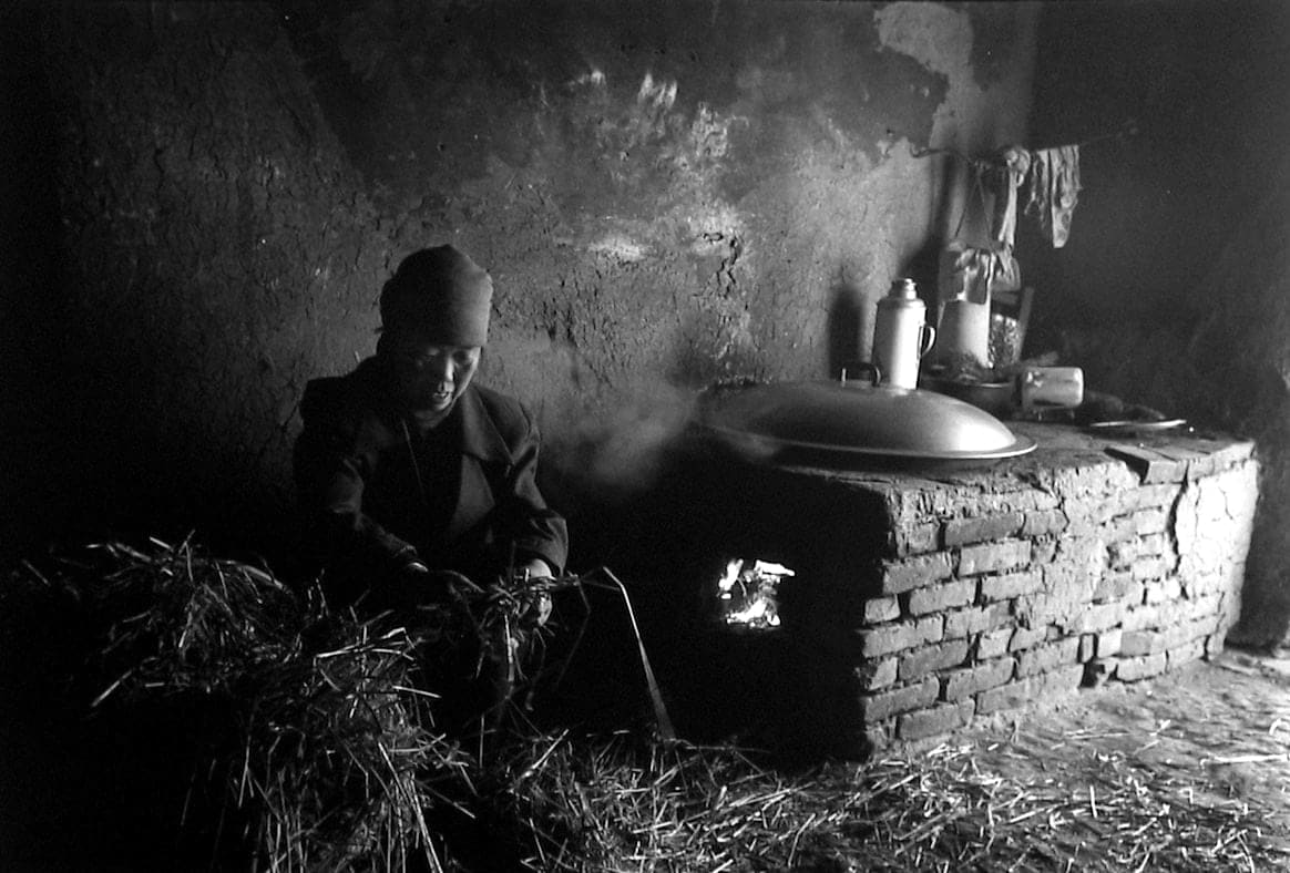 Larry Silver, Untitled (Firemaking), 1996