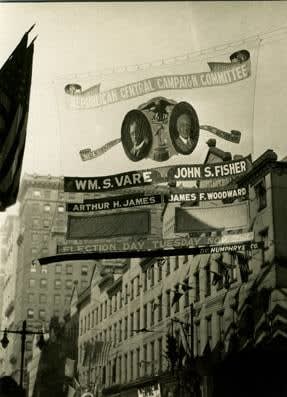 E.O. Hoppe, Election Signs, Philadelphia, Pennsylvania, 1926