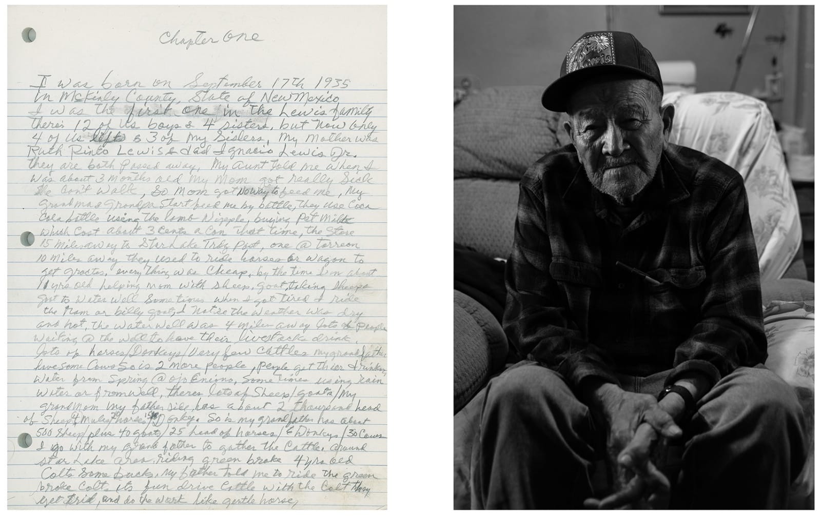 Dakota Mace, Herbert Lewis-Diné Elder Dahodiyinii (Sacred Places), 2021