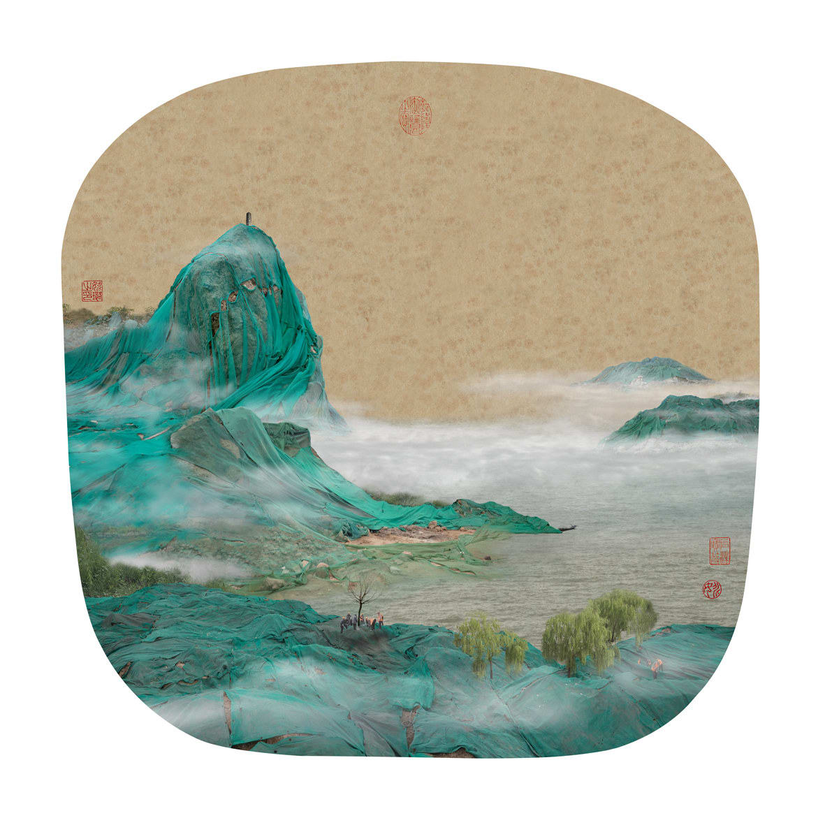 Yao Lu, Early Spring on Lake Dong Ting (洞庭春早图), 2008