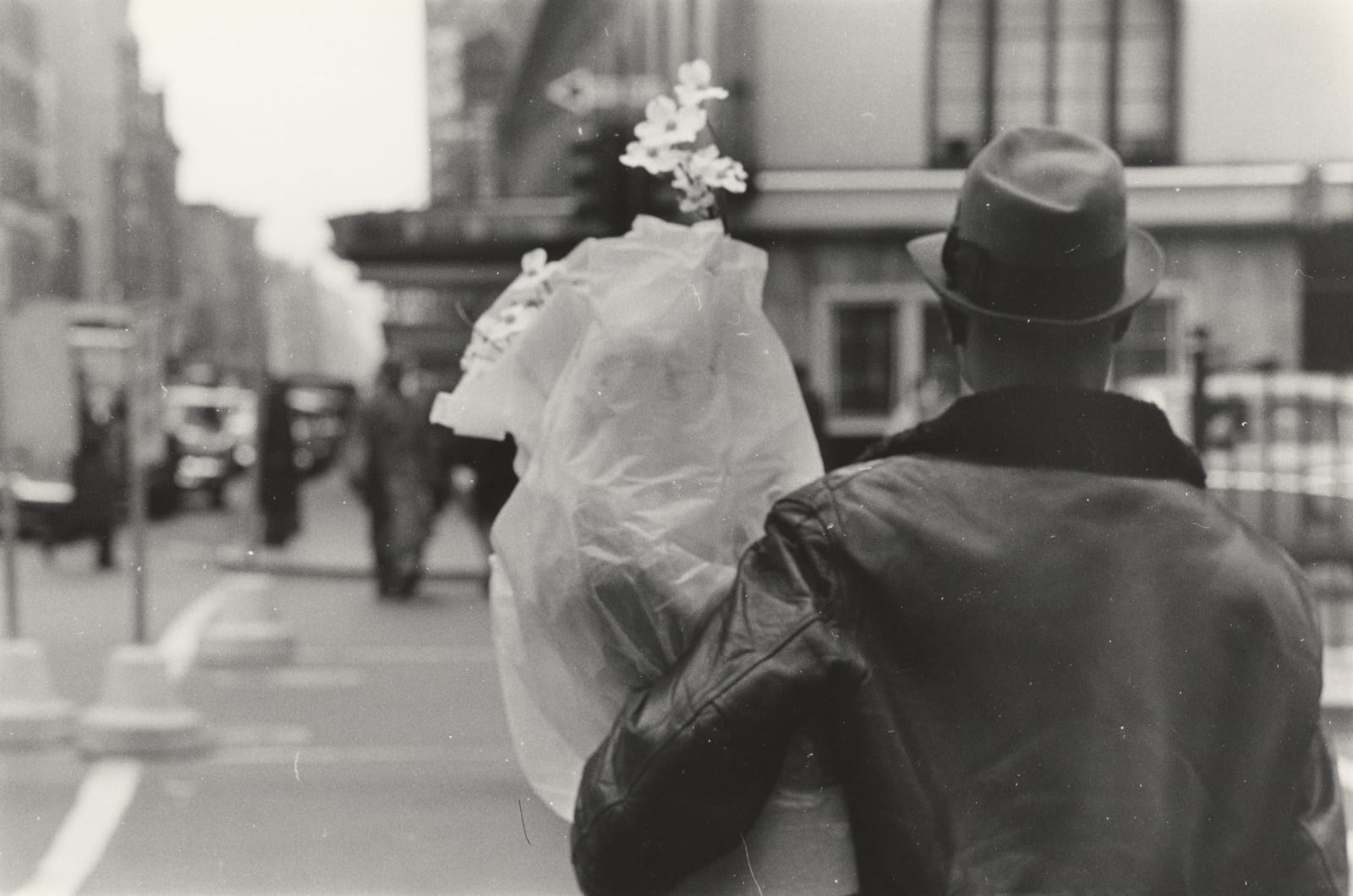 Frank Paulin, Flower Messenger, Times Square, New York City, c. 1955